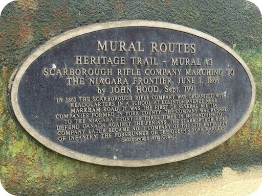 Scarborough Rifle Company Marching to the Niagara Frontier