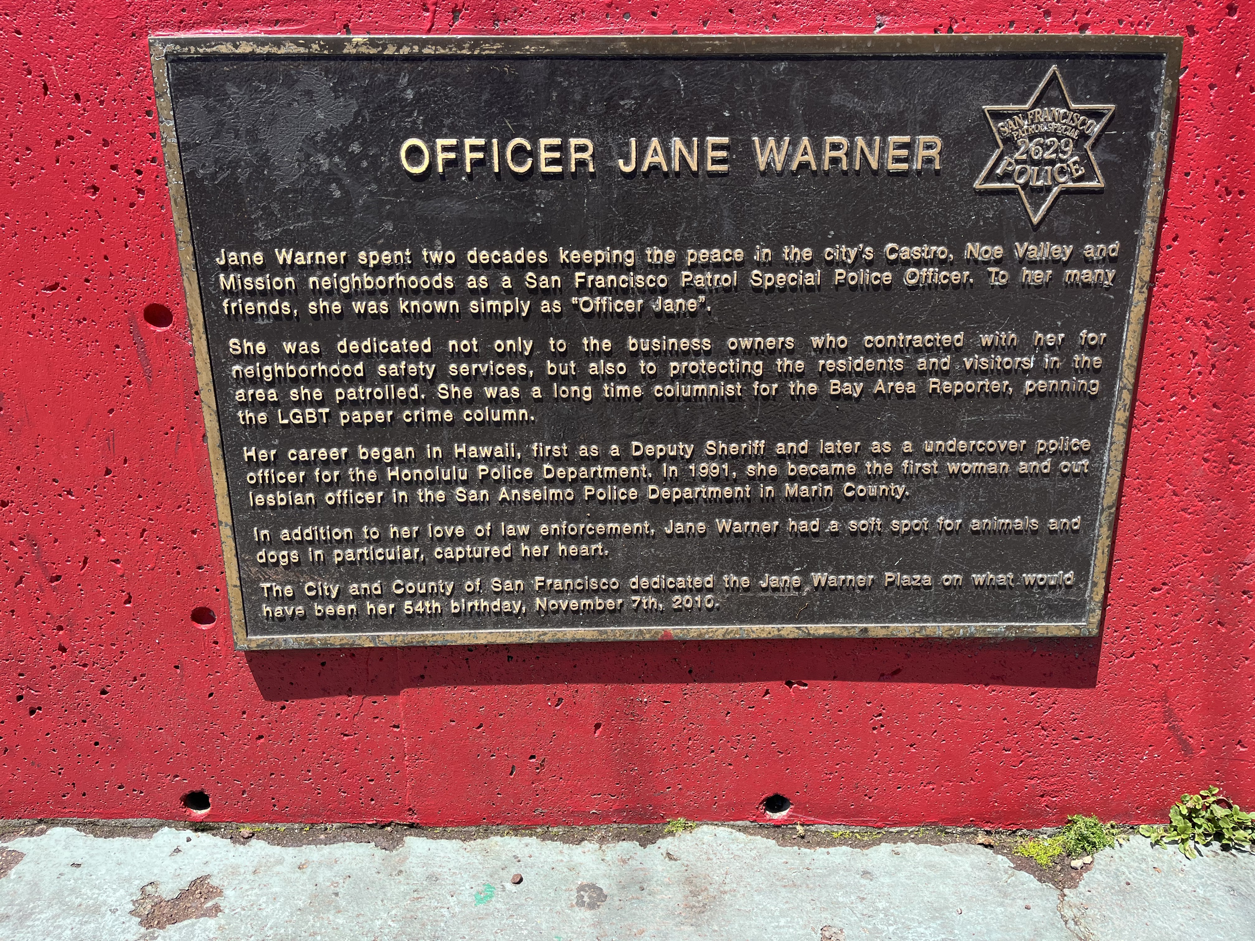 Officer Jane Warner