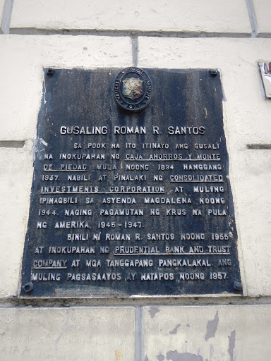 Roman R. Santos Building historical marker