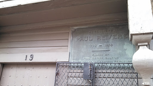 Here lived Paul Revere 1770 - 1800