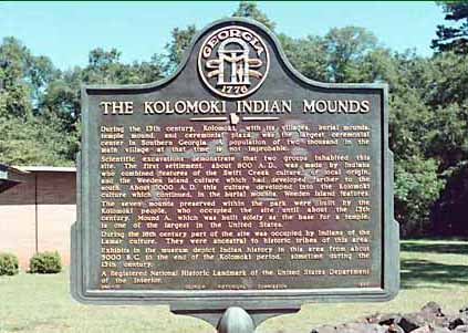 The Kolomoki Indian Mounds