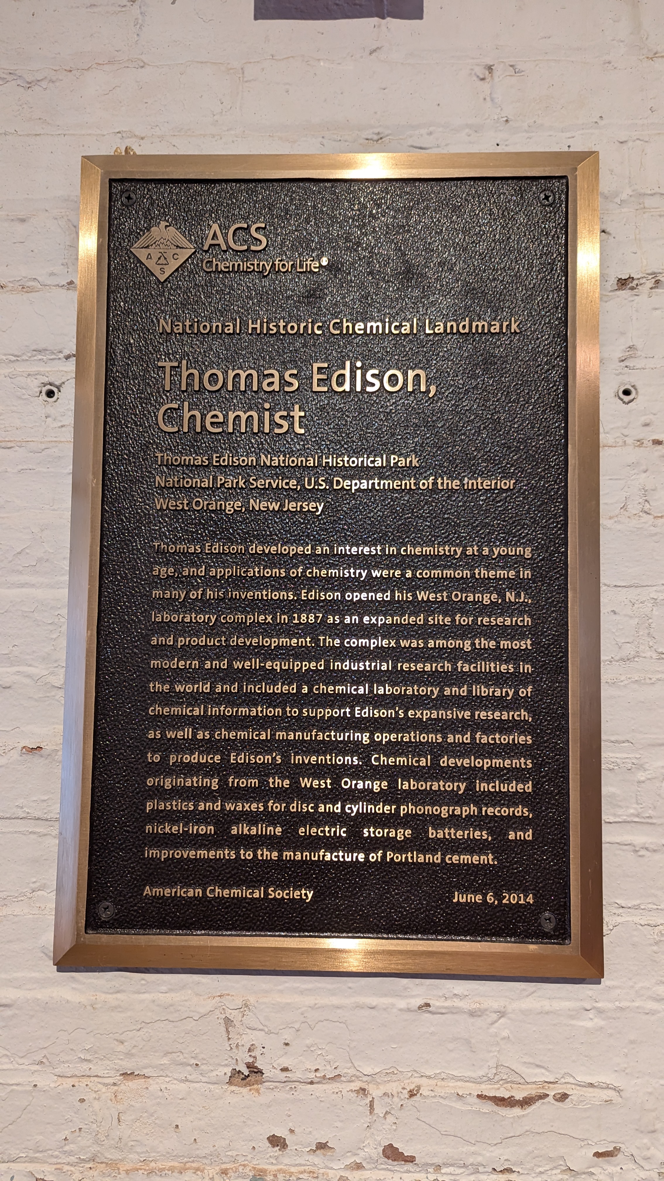 Thomas Edison, Chemist