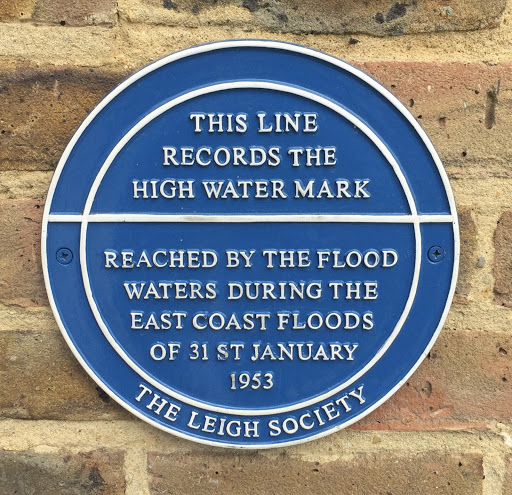 1953 East Coast Floods High Water Mark