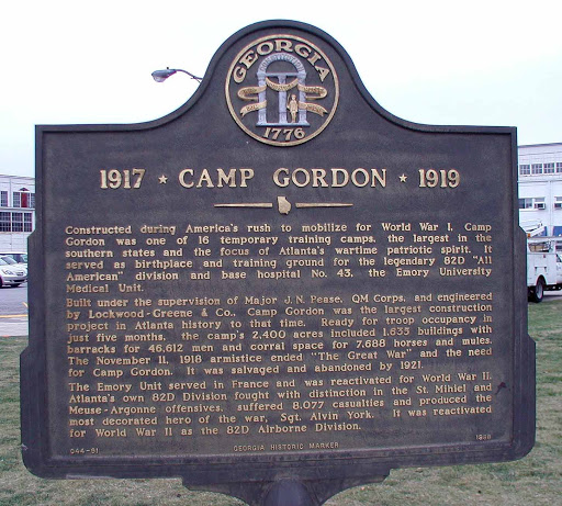 1917 * Camp Gordon * 1919