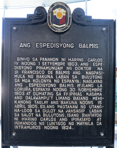 The Balmis Expedition historical marker