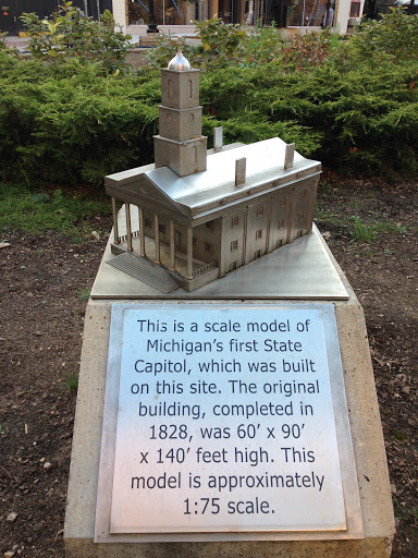 Scale Model of Michigan's First State Capitol
