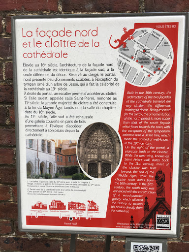 La Facade Nord et le Cloitre de la Cathedrale