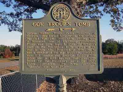 Gov. Troup's Tomb