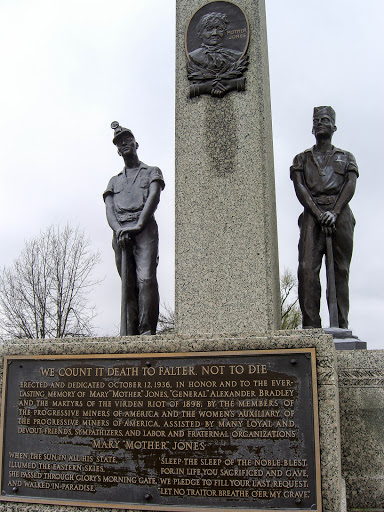 Mary "Mother" Jones monument and grave