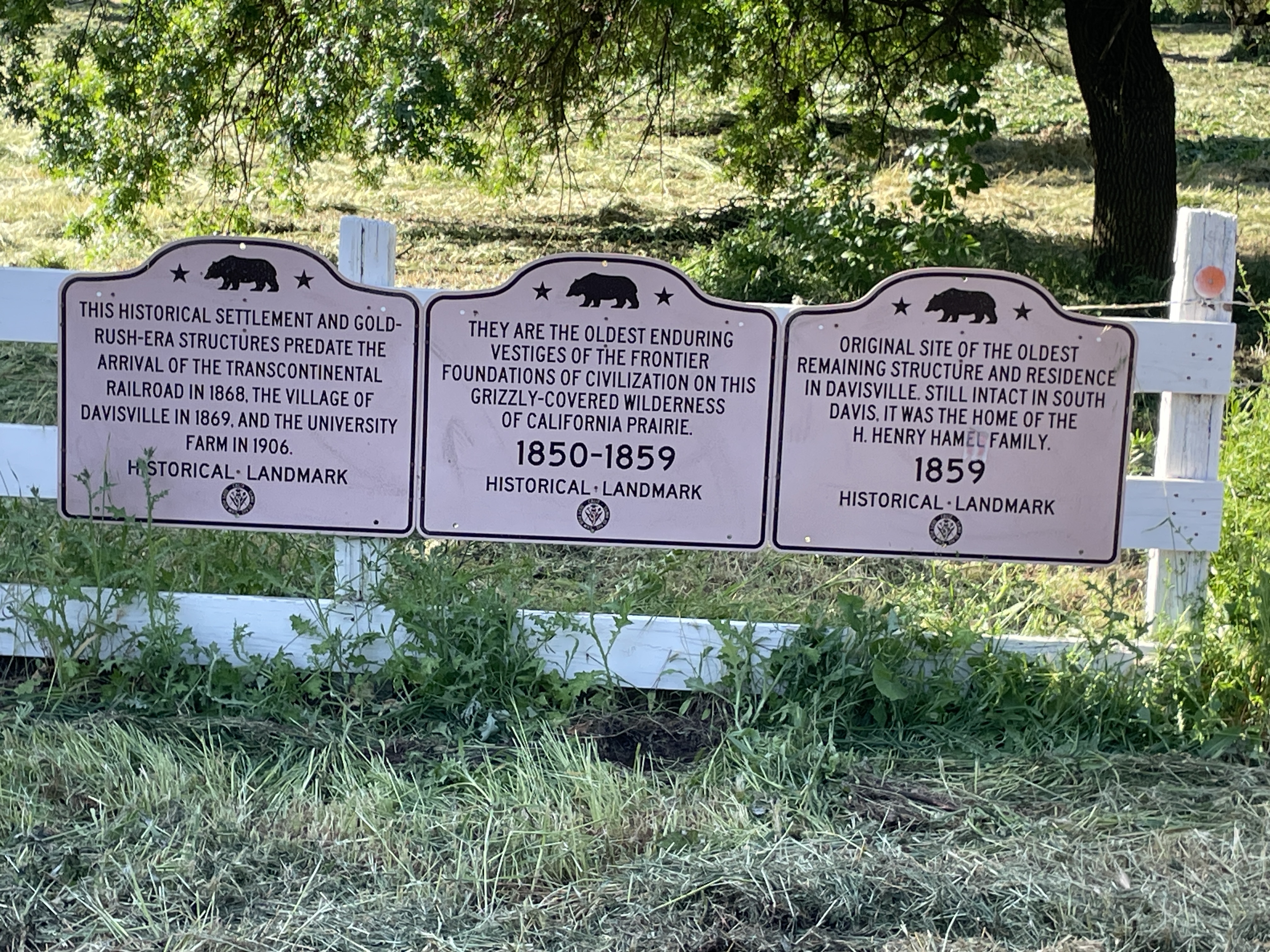 Putah Creek Settlements