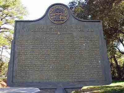 The Confederate Line at Ogeechee Church, No. 4 1/2 CRR