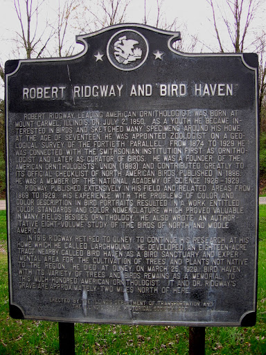 Robert Ridgway and Bird Haven