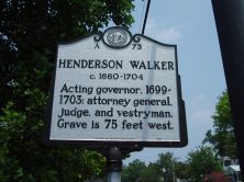 HENDERSON WALKER c. 1660-1704
