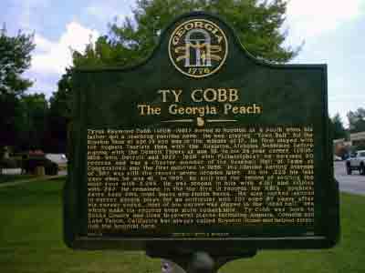 Ty Cobb The Georgia Peach