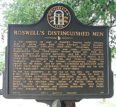 Roswell's Distinguished Men