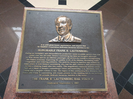Secaucus Junction Dedication Plaque