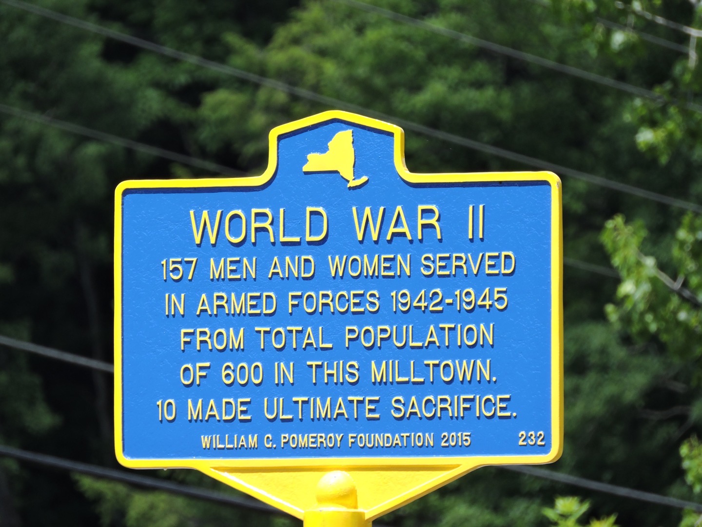 Deferiet Service Memorial