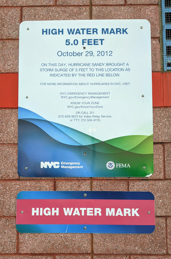 Hurricane Sandy High Water Mark