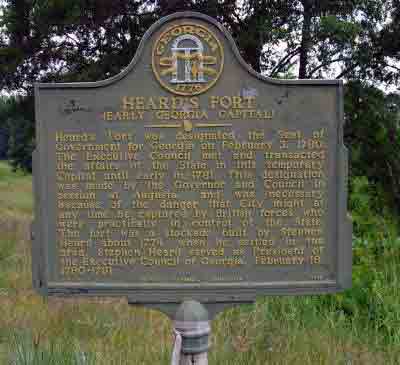 Heard's Fort (Early Georgia Capital)
