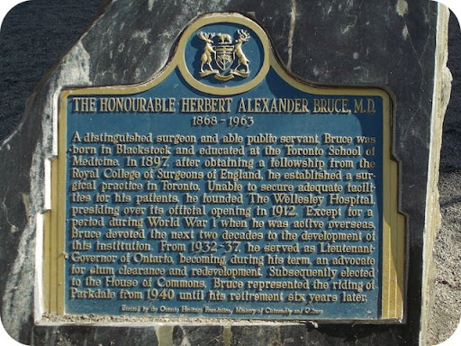 The Honourable Herbert Alexander Bruce, M.D. 1868-1963