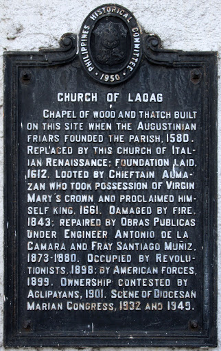 Laoag Church historical marker