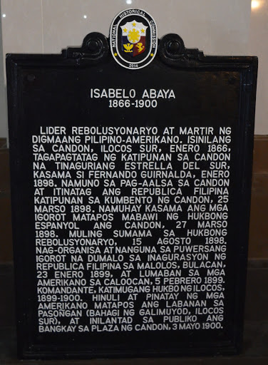 Isabelo Abaya historical marker