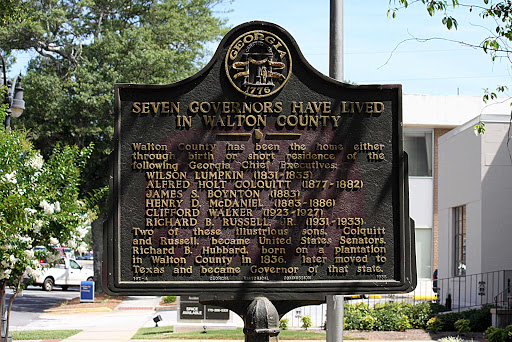 Seven Governors Have Lived in Walton County