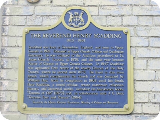 The Reverend Henry Scadding 1813-1901