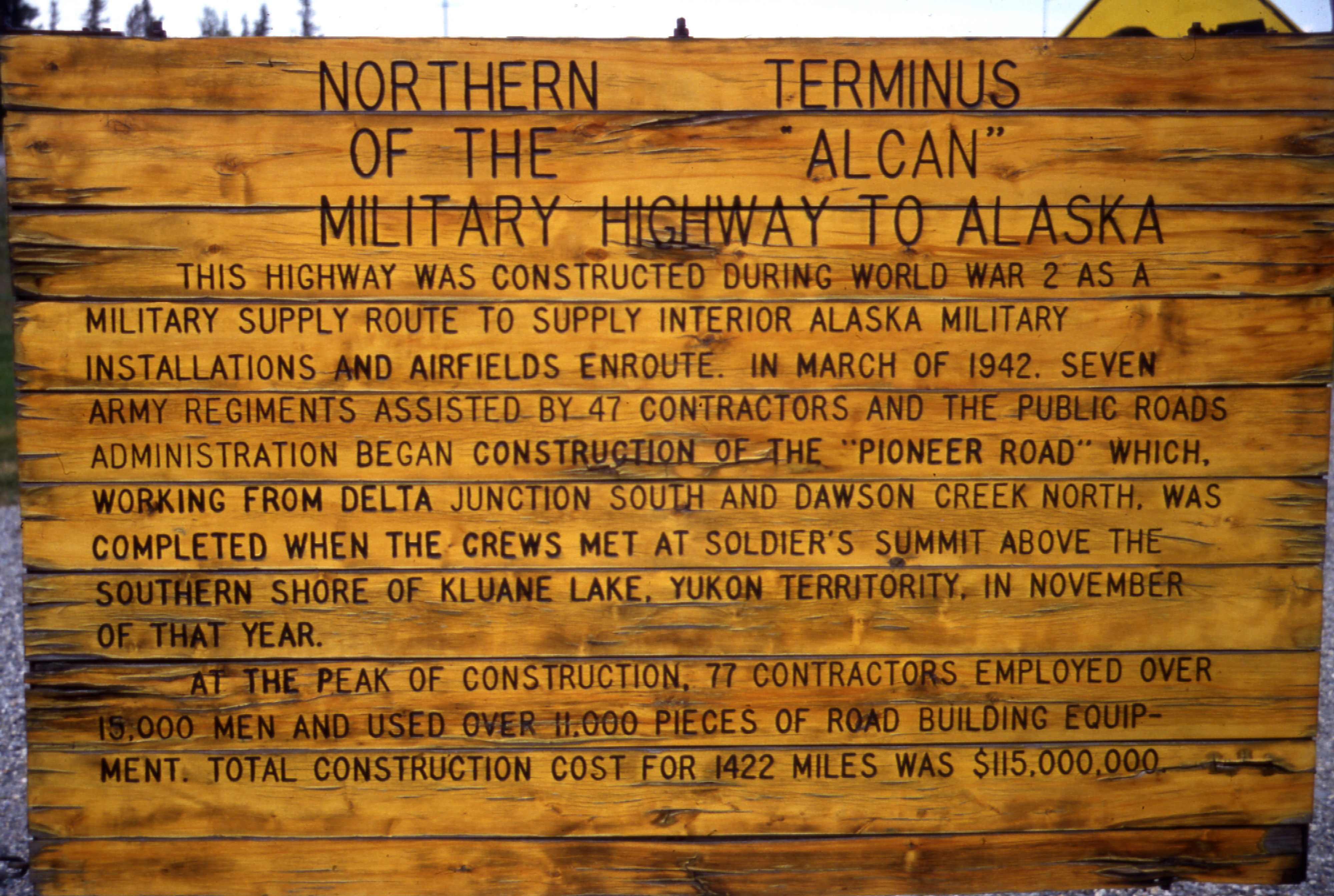 Northern Terminus of the Alcan