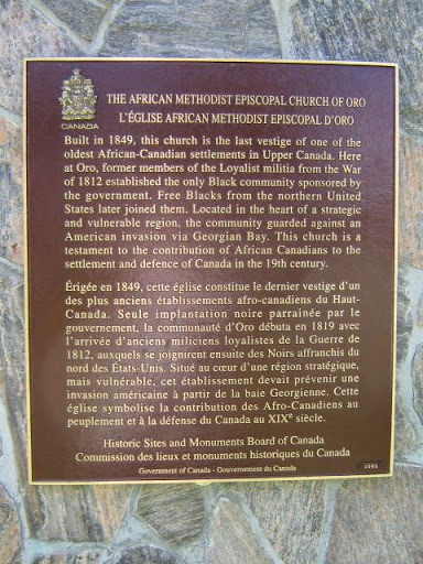 The African Methodist Episcopal Church of Oro