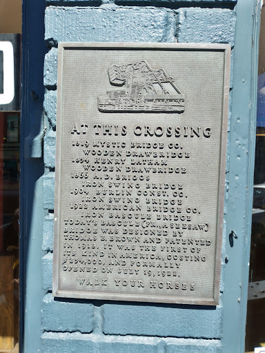 At the crossing