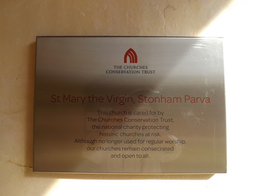Plaque in St.Mary the Virgin Church