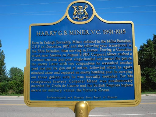 Harry G.B. Miner, V.C. 1891-1918