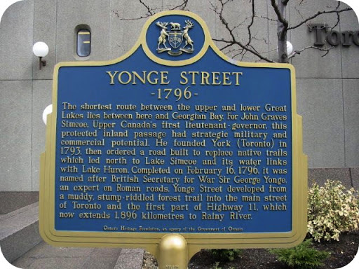 Yonge Street 1796
