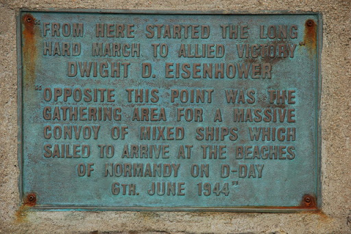 D-Day plaque, Bangor harbour