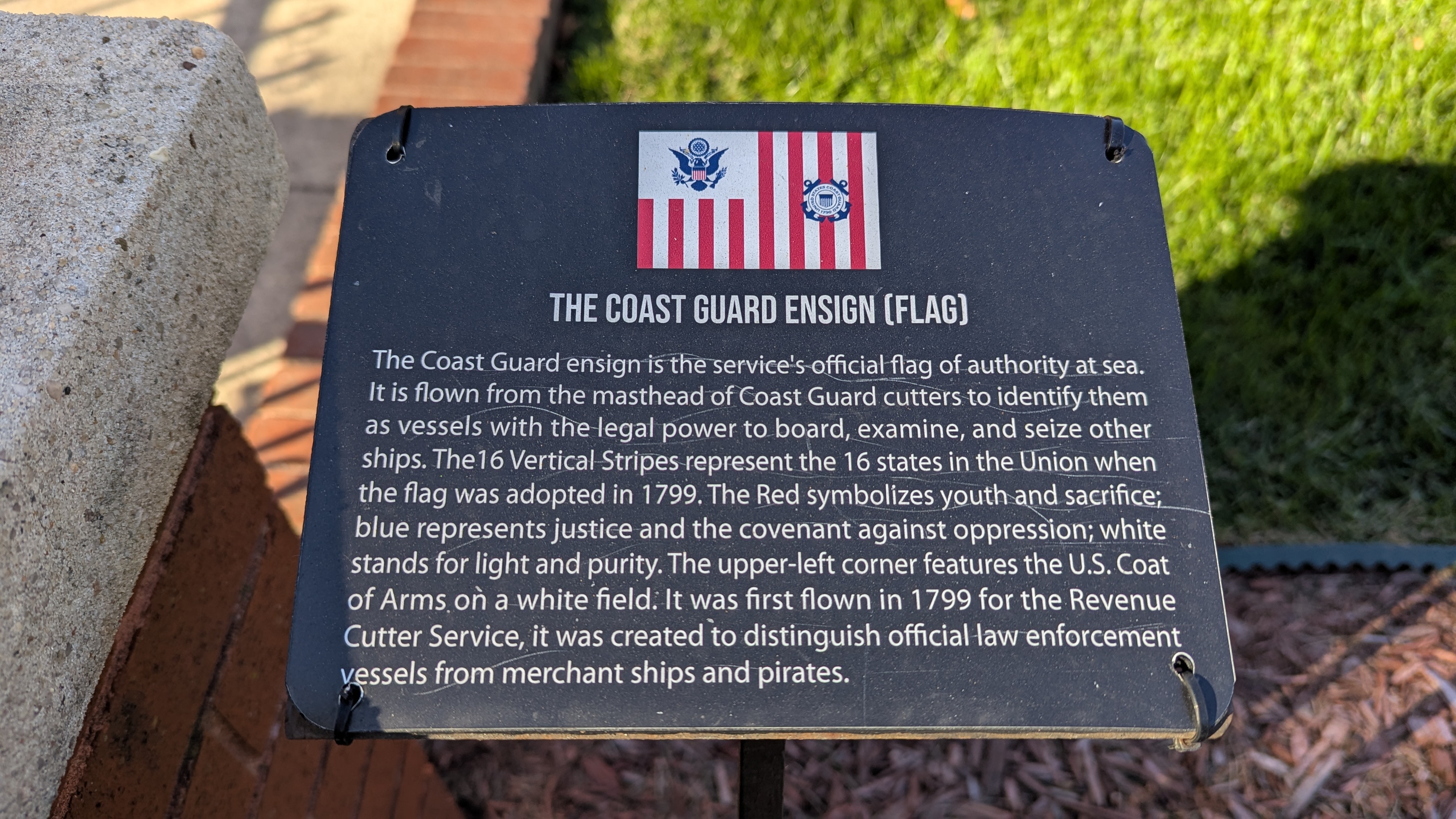The Coast Guard Ensign (Flag)