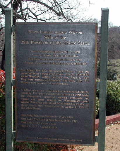 Ellen Louise Axson Wilson, Wife of the 28th President of the United States