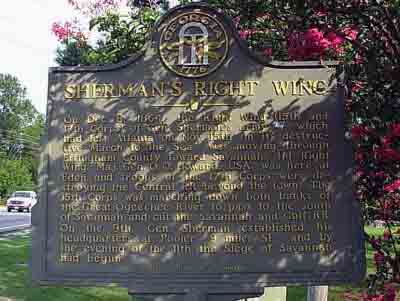 Sherman's Right Wing