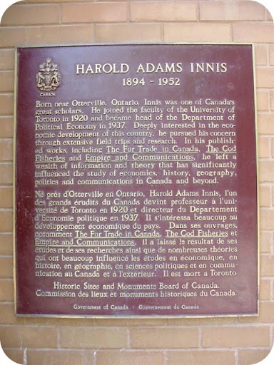 Harold Adams Innis 1894-1952