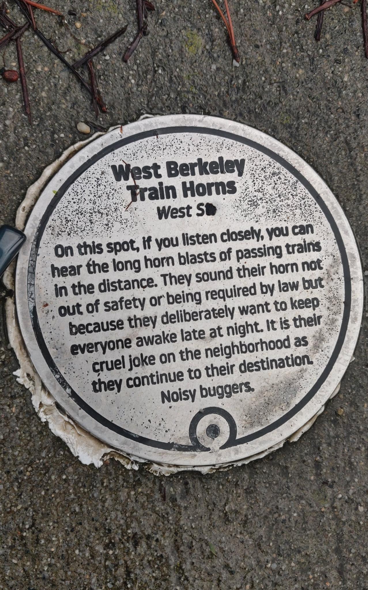 West Berkeley Train Horns