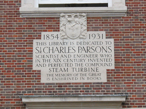 Plaque to Charles Parsons