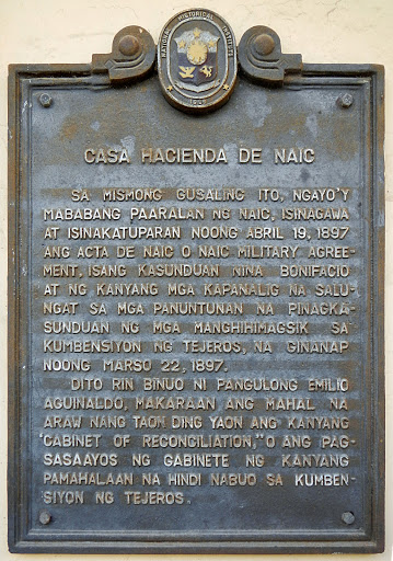 Casa Hacienda de Naic historical marker