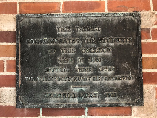 Memorial Day Plaque, Billman Music Pavilion