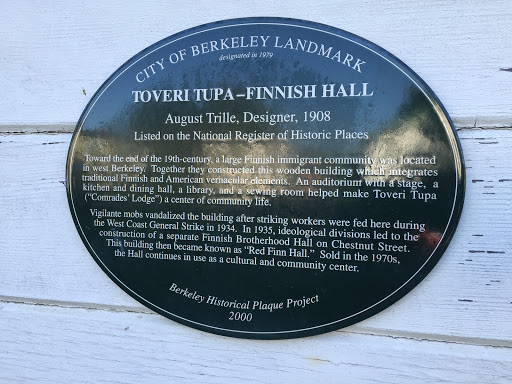 Toveri Tupa - Finnish Hall