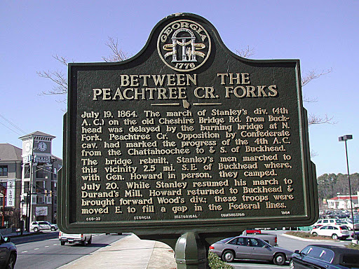 Between the Peachtree Creek Forks