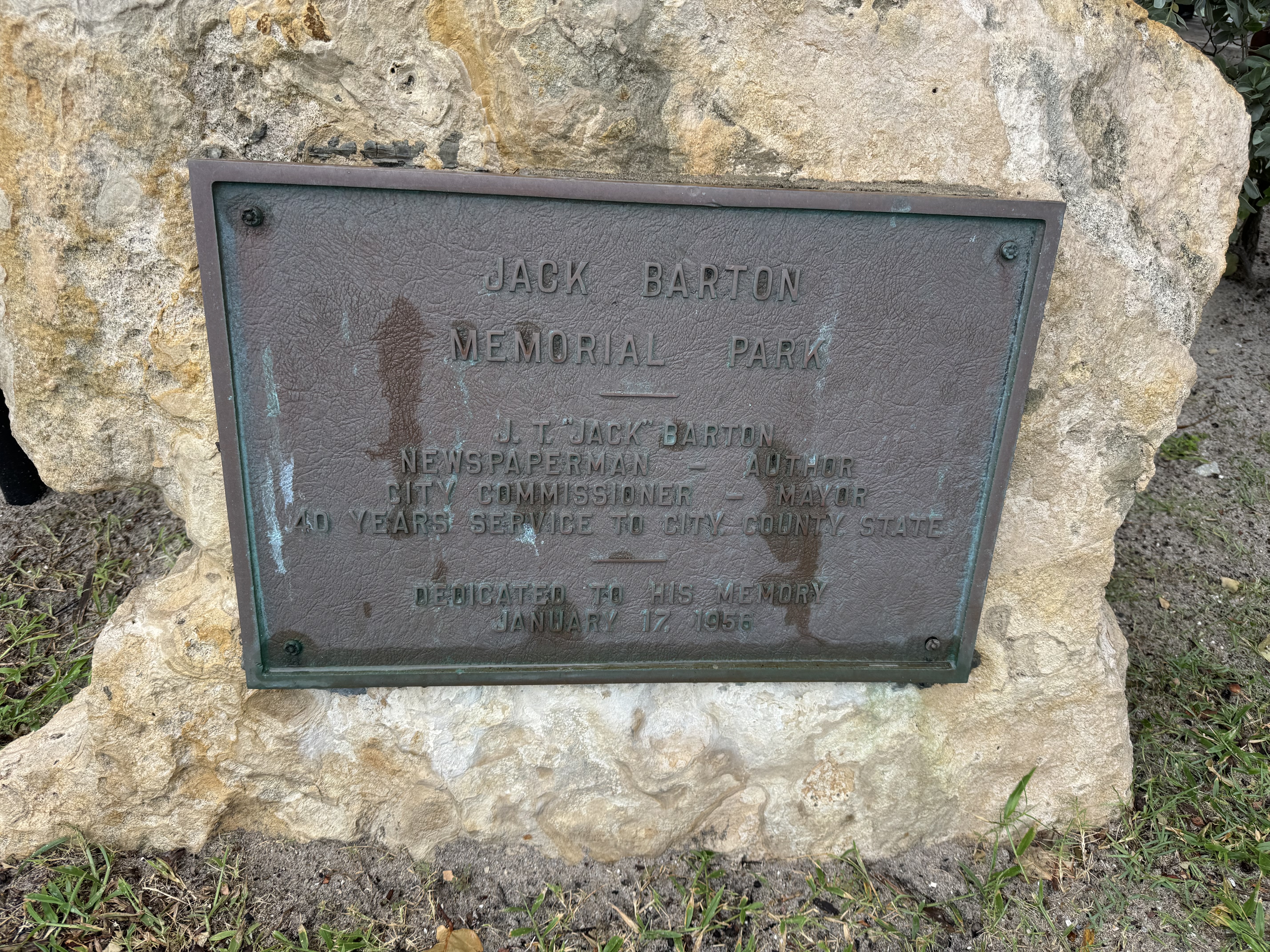 Jack Barton Memorial Park
