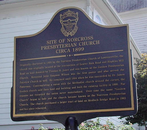 Site of Norcross Presbyterian Church - Circa 1899