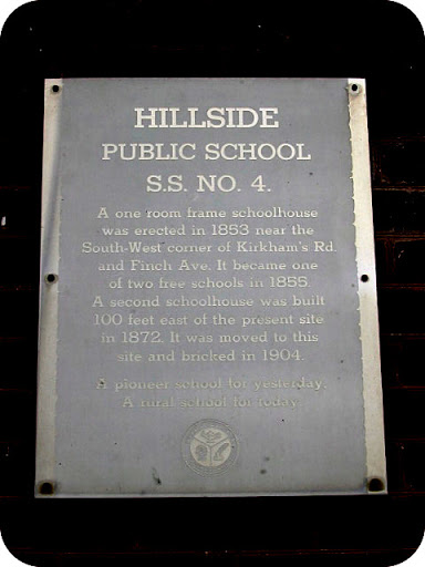 Hillside Public School S.S. No. 4.