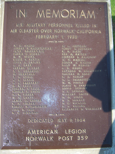 Air Disaster of Norwalk, California