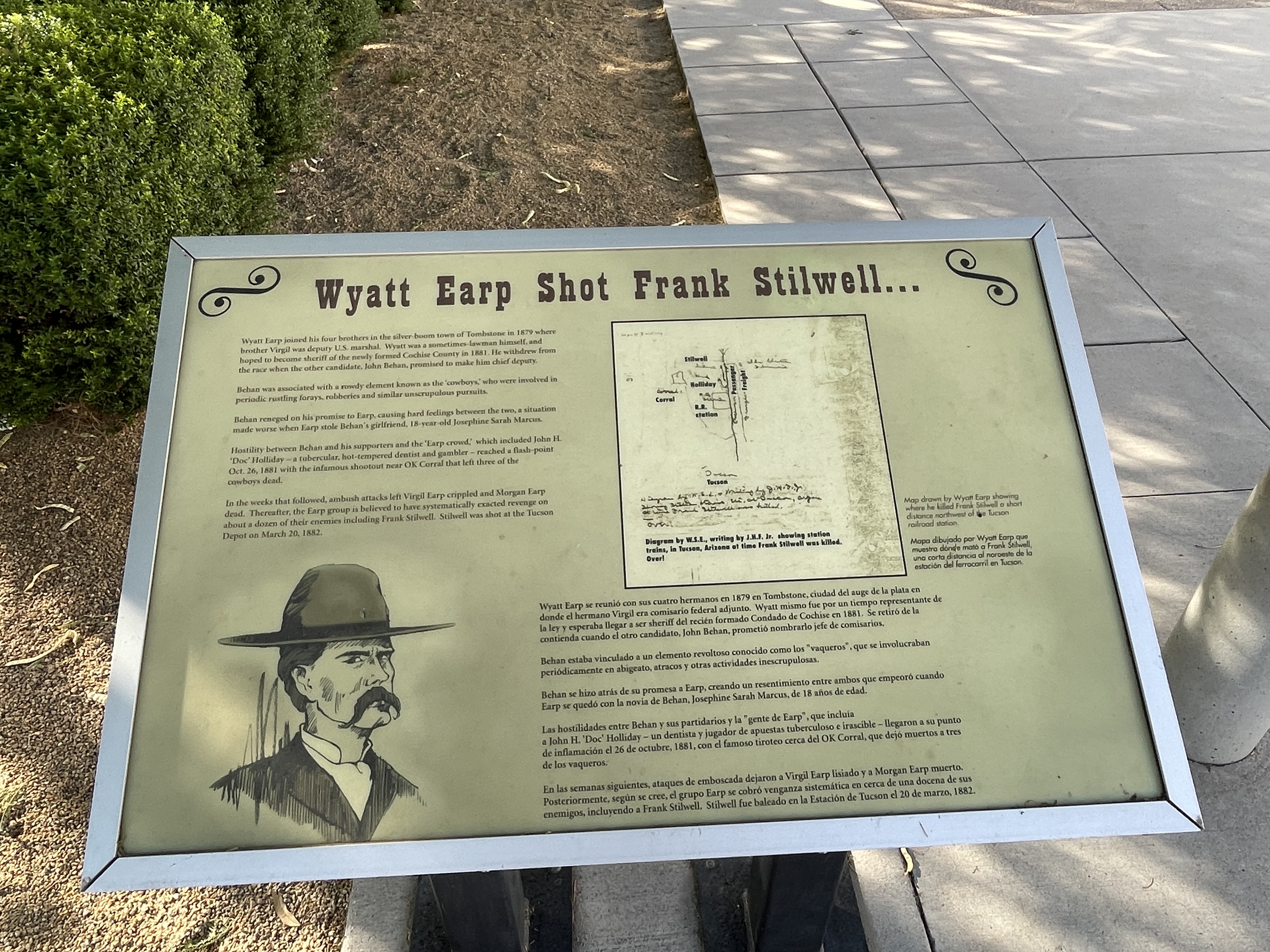 Wyatt Earp Shot Frank Stilwell...